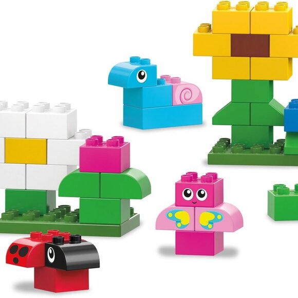 Mega Bloks My Bug Buddies 40-piece garden-themed Playset New in Box For Age 2-5 - Picture 4 of 11